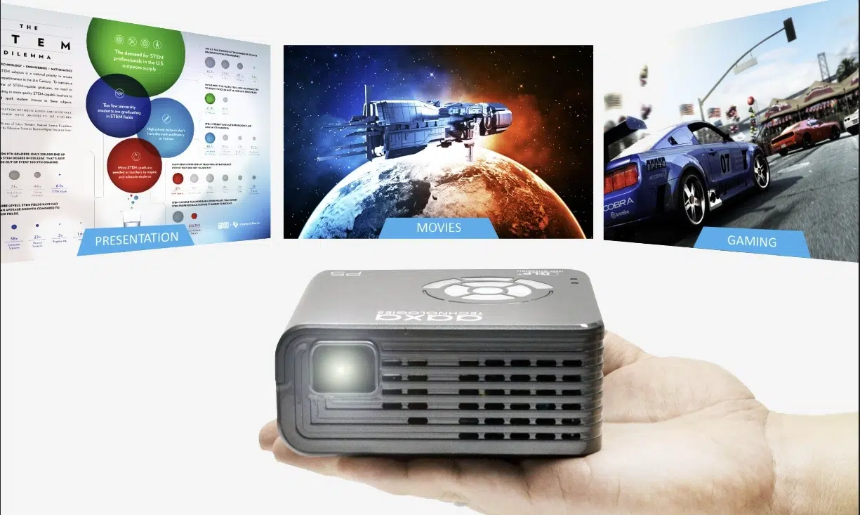 مشخصات  ویدئو پروژکتور جیبی اکسا AAXA P5