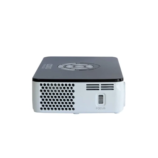 پروژکتور جیبی AAXA P300 در زاویه سه‌ربع