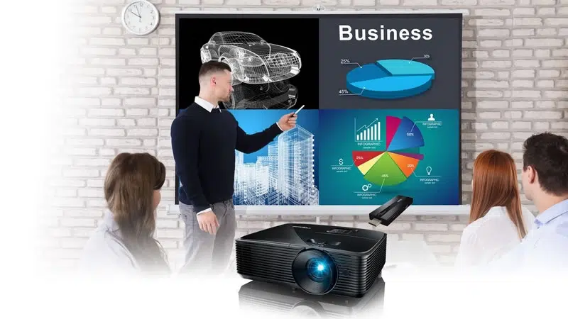 ویدئو پروژکتور OPTOMA X400LVe با قابلیت پخش محتوای سه‌بعدی